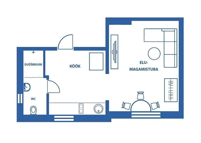 Tammsaare Pesa Apartamento Pärnu